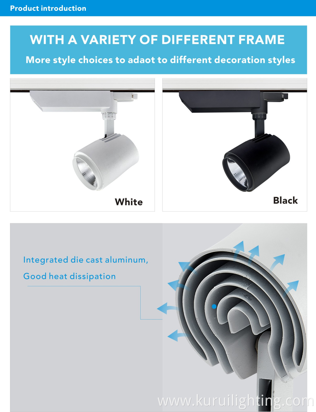 35W LED Museum Track Light